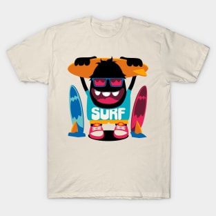 Surfing Monster T-Shirt